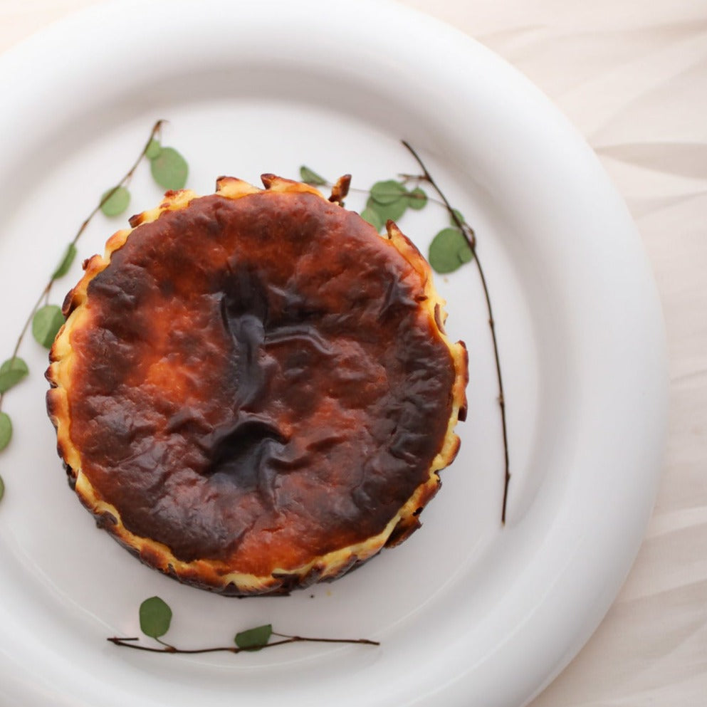 Chocolate Moments: Burnt Basque Cheesecake with Mochi